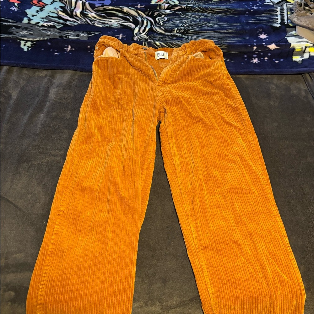BDG women’s Vibrant Orange Corduroy Pants